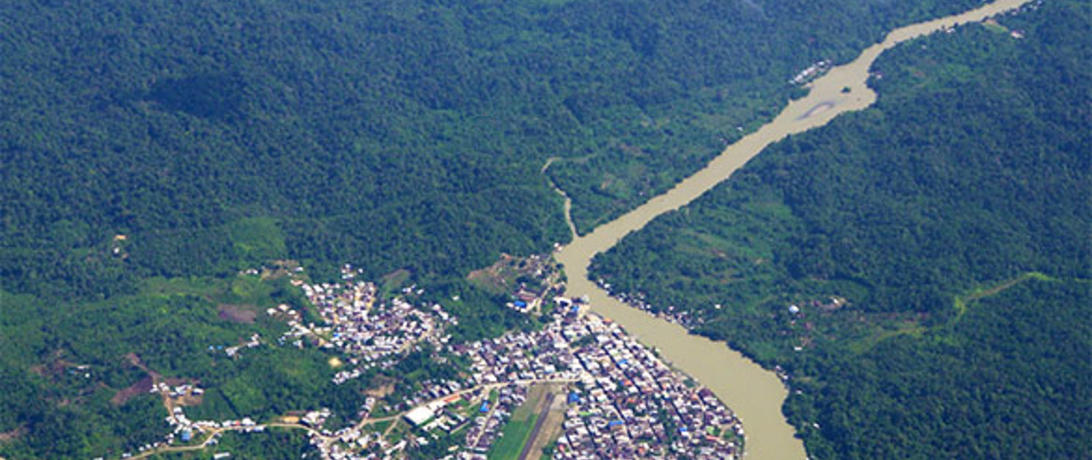 Guapi colombian re-integration river