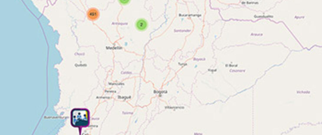 Colombia Resources Map