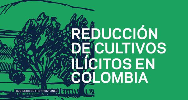 Reduccion de cultivos ilicitos en Colombia